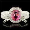 Image 2 : 18K Gold Spinel 1.69ct & Diamond Ring 0.47ctw