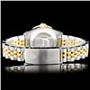 Image 3 : Roman Ivory Ladies Rolex YG/SS DateJust Watch