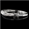 Image 1 : 1.18ctw Diamond Bangle in 18K White Gold
