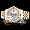 Image 1 : 18K/SS Diamond Rolex DateJust: 36mm Watch