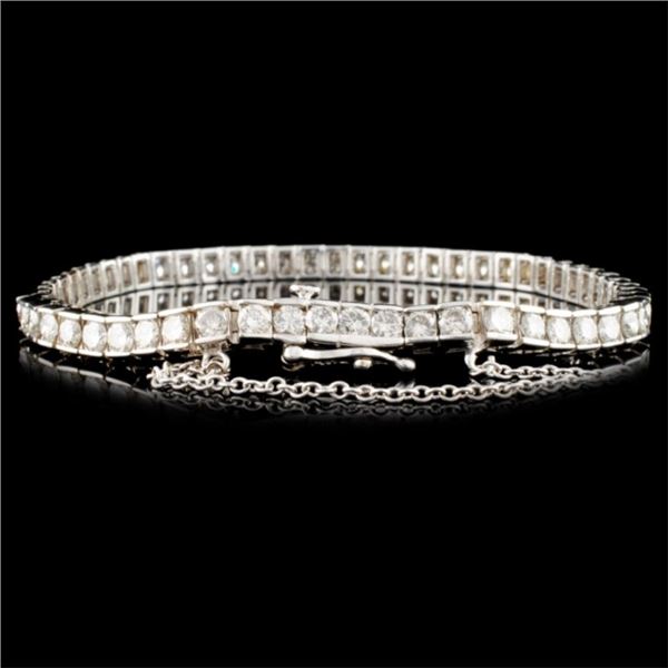 7.32ctw Diamond Bracelet in 14K Gold