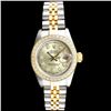 Image 2 : Diamond Ladies Watch: Rolex DateJust 18K/SS