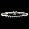 Image 2 : 18K Gold Bracelet with 2.00ctw Diamonds