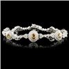 Image 2 : 18K Gold Bracelet 3.81ctw Fancy Color Diamonds