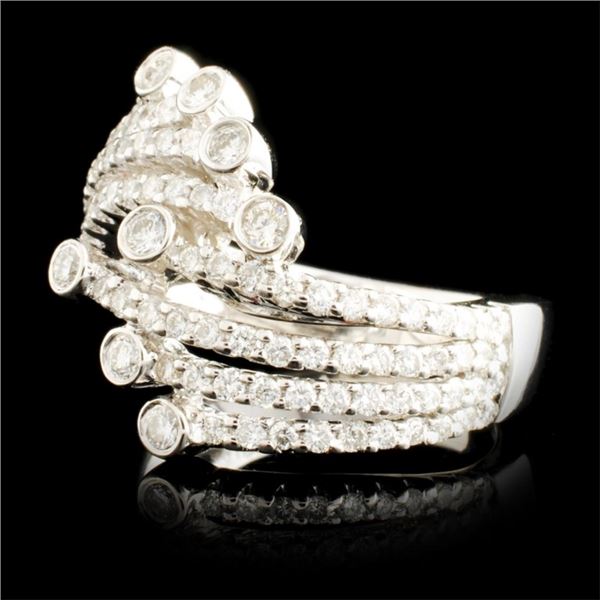 18K gold ring with 1.20ctw diamonds