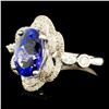 Image 1 : 18K Gold Ring with 3.31ct Tanzanite & 0.61ctw Diam