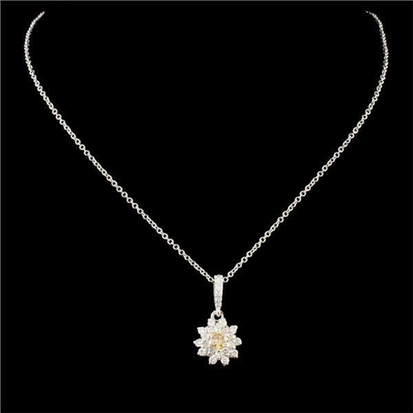 0.58ctw Diamond Pendant in 14K Gold