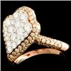 Image 1 : 1.91ctw Fancy Color Diamond Ring in 14K Gold