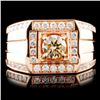 Image 1 : Fancy Color Diamond Ring: 1.45ctw 14K Gold