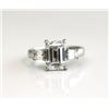 Image 1 : Solid Platinum 3.55ctw Diamond Ring