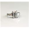 Image 3 : Solid Platinum 3.55ctw Diamond Ring