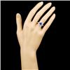 Image 4 : 14K Gold 2.35ct Tanzanite & 0.45ctw Diamond Ring