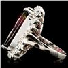 Image 3 : 14K Gold Ring: 24.06ct Tourmaline & 0.77ctw Diam