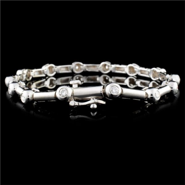 Diamond Bracelet, 1.62ctw, 14K Gold