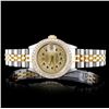 Image 2 : 1.50ct Diamond Rolex YG/SS DateJust Watch 26MM