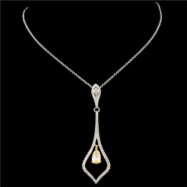 0.9ctw Diamond Pendant in 18K Gold