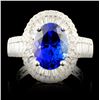 Image 2 : 18K Gold Ring with 3.55ct Tanzanite & 1.18ctw Diam