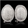 Image 2 : 1.17ct Diamond Earrings in 18K White Gold