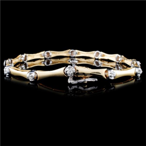0.25ctw Diamond Bracelet in 14K Gold
