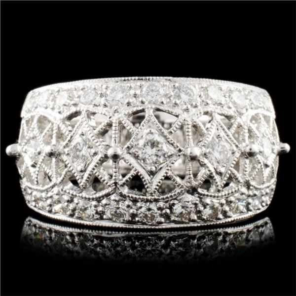 18K Gold Ring with 0.67ctw Diamonds