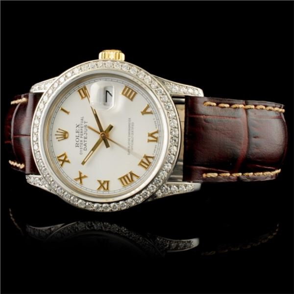 36MM Rolex DateJust with 1.50ctw Diamond