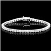 Image 2 : 7.00ct Diamond Bracelet in 18k White Gold