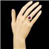 Image 4 : 14K Gold Ruby & Diamond Ring - 7.06ctw