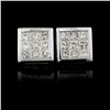 Image 2 : 0.92ctw Diamond Earrings in 18K White Gold