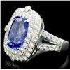 Image 3 : 4.85ct Tanzanite & 1.55ct Diamond Ring in 18K Gold