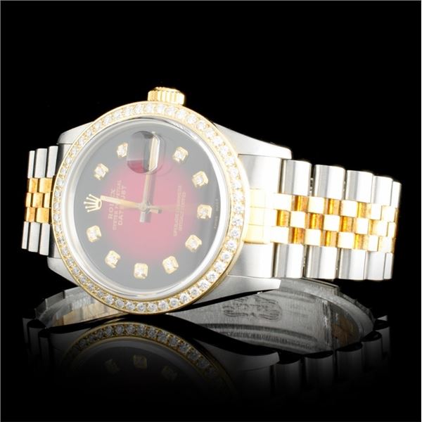 36mm Diamond Rolex DateJust Watch