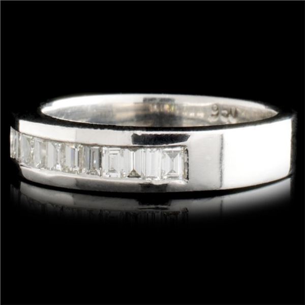 Diamond Ring: 0.56ctw Solid Platinum