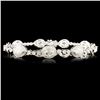 Image 1 : 6.44ctw Diamond Bracelet in 18K Gold
