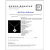 Image 3 : 1.03ctw Fancy Diamond Pendant in White Gold