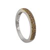 Image 1 : 0.40ctw Brown Diamond Ring in 14k White Gold