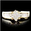 Image 2 : 0.80ctw Diamond Ring in 14K Gold