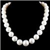 Image 2 : 18K Gold Necklace with 14-16MM Pearl Clasp