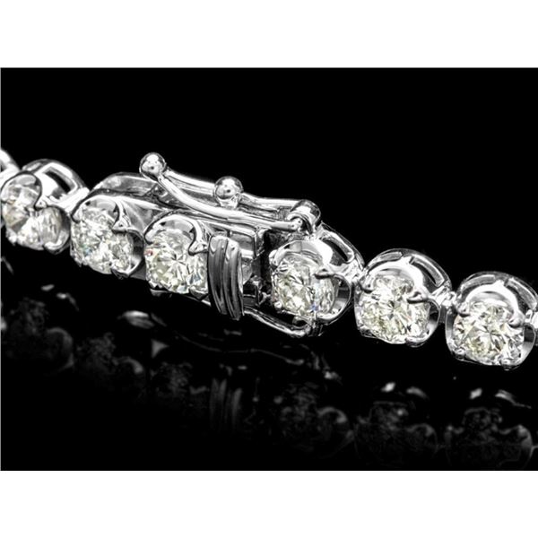 10ct Diamond Tennis Bracelet in 18k White Gold