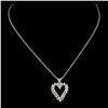 Image 1 : 0.63ctw Diamond Pendant in 14K Gold