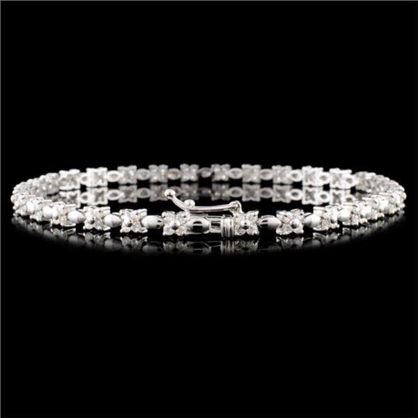 1.25ctw Diamond Bracelet in 18K Gold