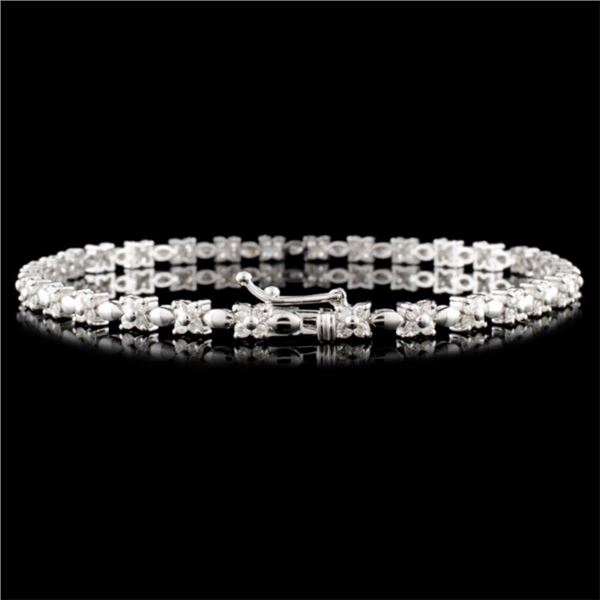 1.25ctw Diamond Bracelet in 18K Gold