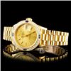 Image 1 : Diamond 18K YG Rolex DateJust 26mm Watch