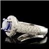 Image 4 : 18K Gold Ring: 2.15ct Tanzanite, 1.03ctw Diam