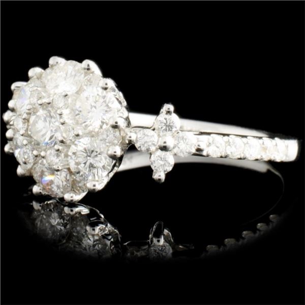 1.24ctw Diamond Ring in 18K Gold