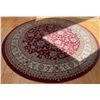 Image 1 : Classic Agra Round Area Rug 73D Turkey Polyester Cotton
