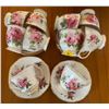 Image 1 : Royal Adderlay Prairie Rose  2 Pieces Royal Albert American Beauty 8 Pieces