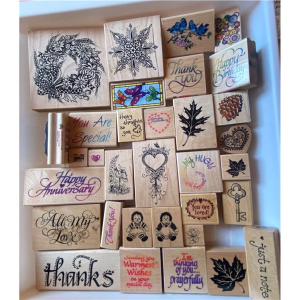 Rubber Stamp Collection - For Making Crafts & Cards