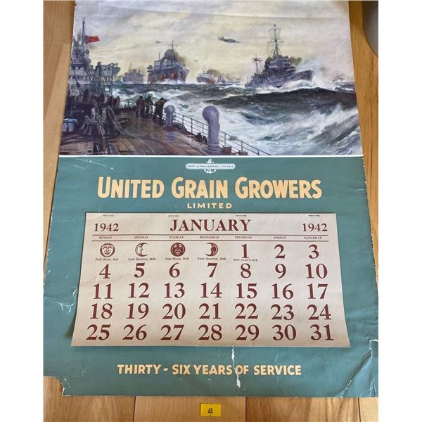 1942 United Grain Growers Convoy Battleships