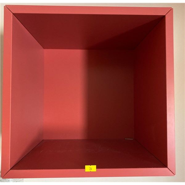 Dusty Rose Cubbies Pair Book Shelves 14W x 12D