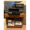 Image 1 : HP Office Jet Pro 8610 & Printer Stand On Casters