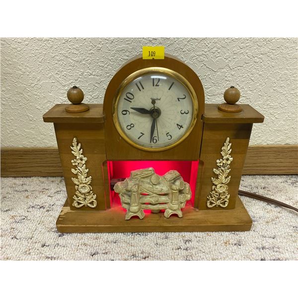 Fireplace Clock